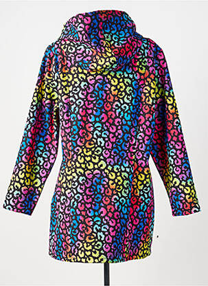 Parka fermeture zippée sur le devant a capuche bleu MERI & ESCA femme