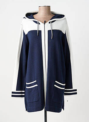 Gilet manches longues manches longues bleu OLSEN femme