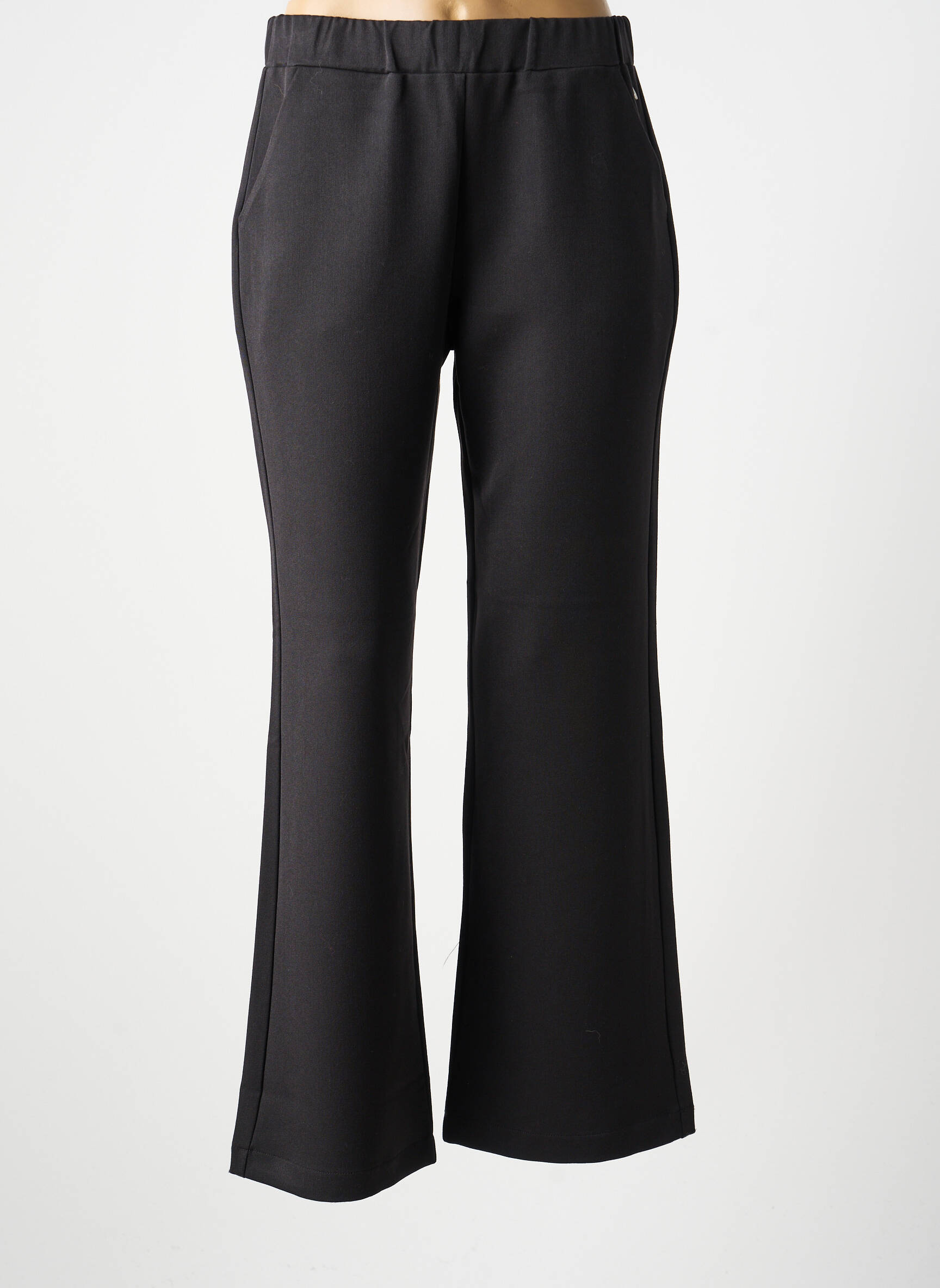 Pantalon flare stretch taille normale noir CHATELET femme
