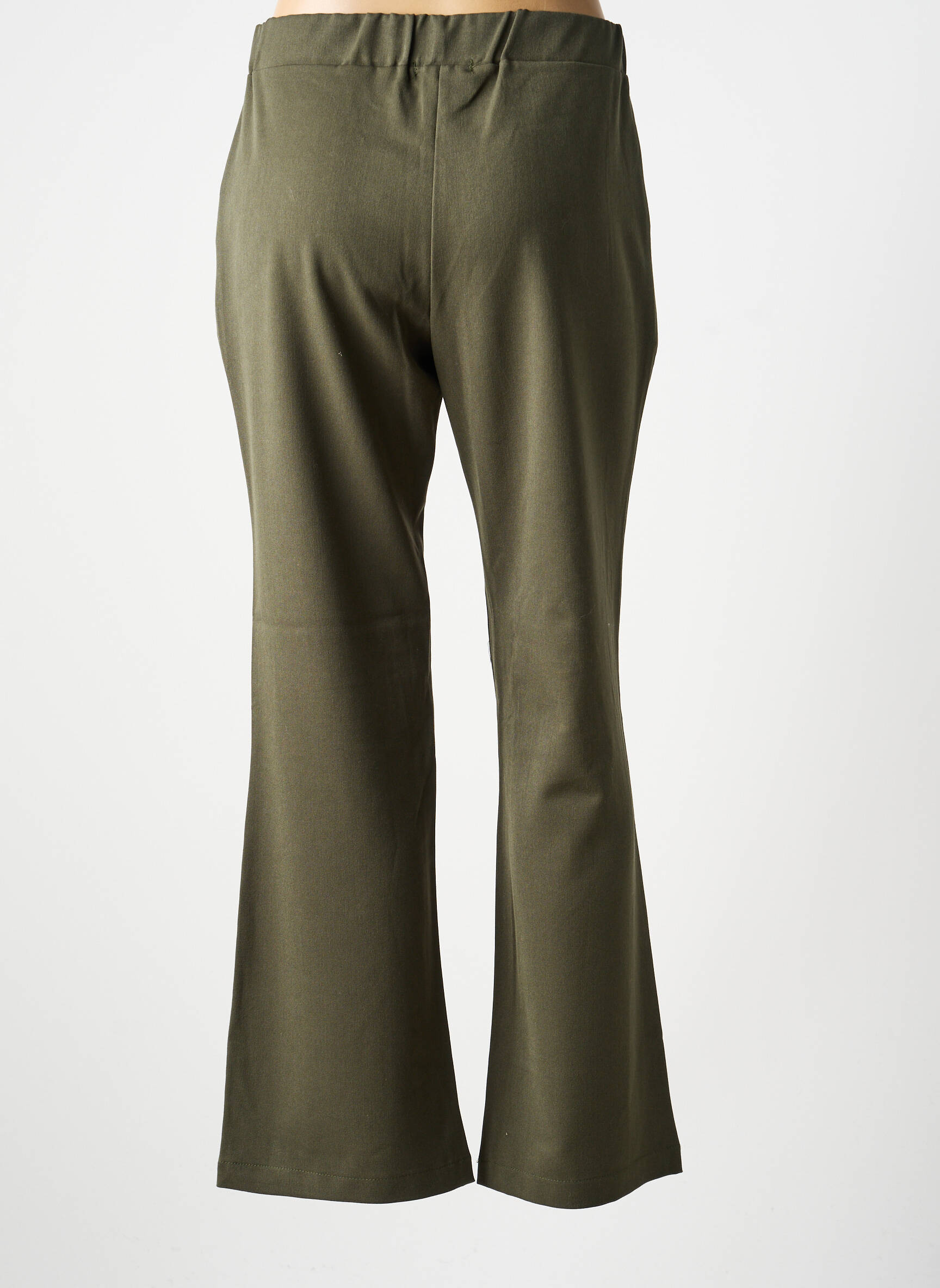 Pantalon flare stretch taille normale vert CHATELET femme