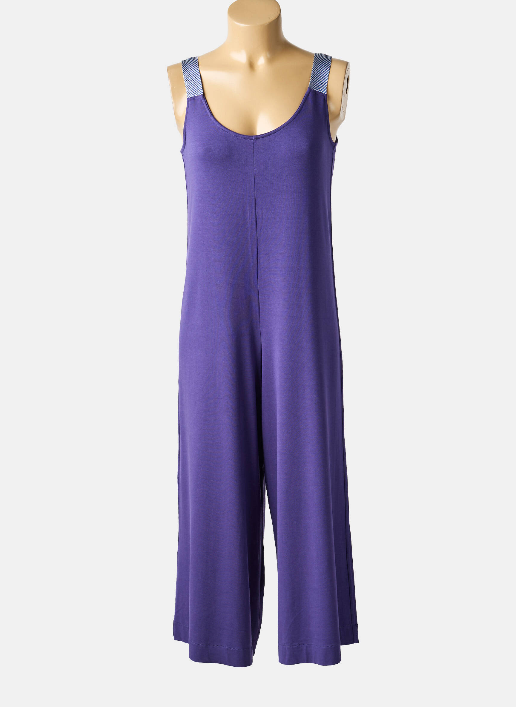Combi-pantalon sans manche sans manche bleu GUITARE femme