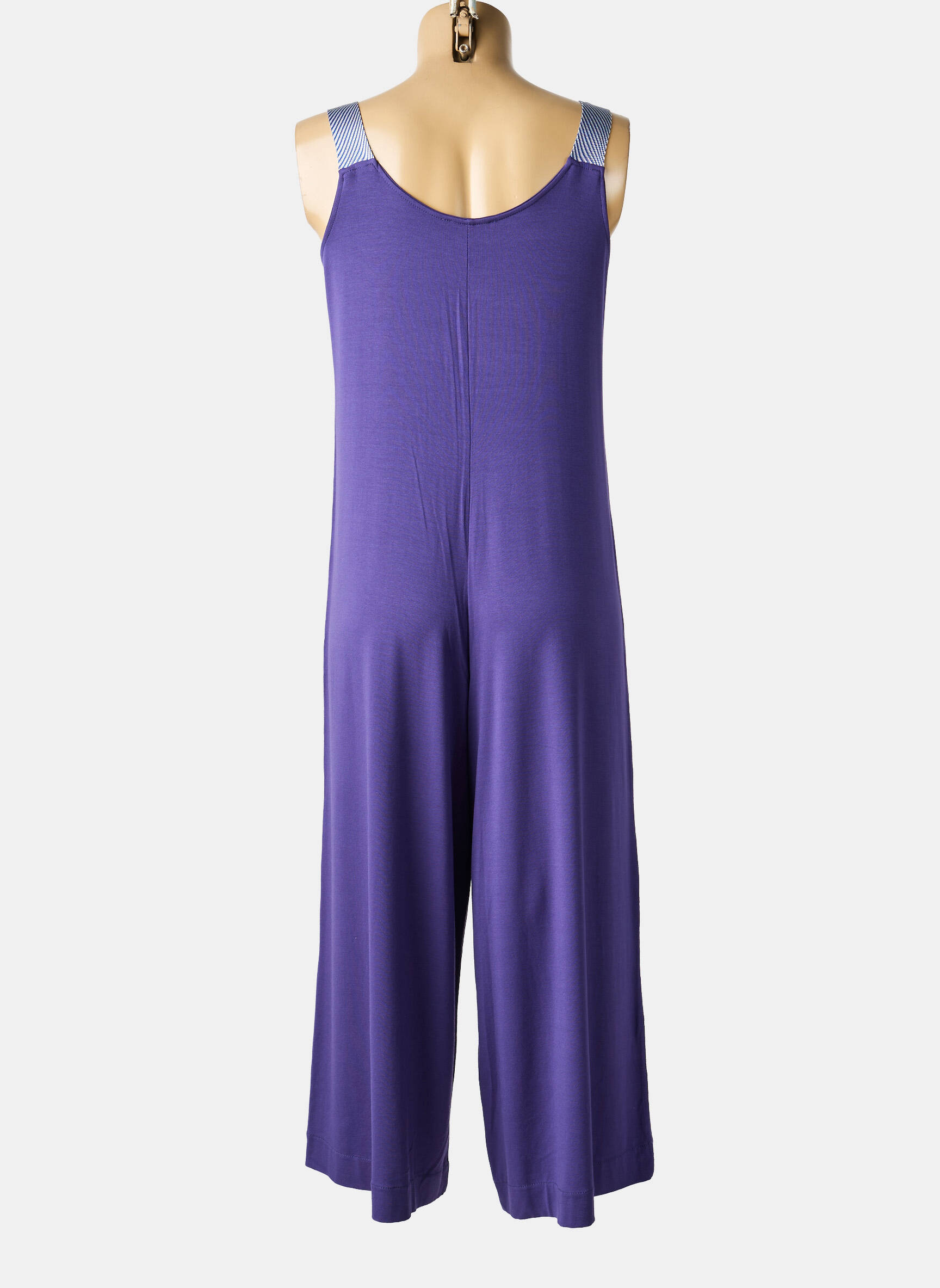 Combi-pantalon sans manche sans manche bleu GUITARE femme
