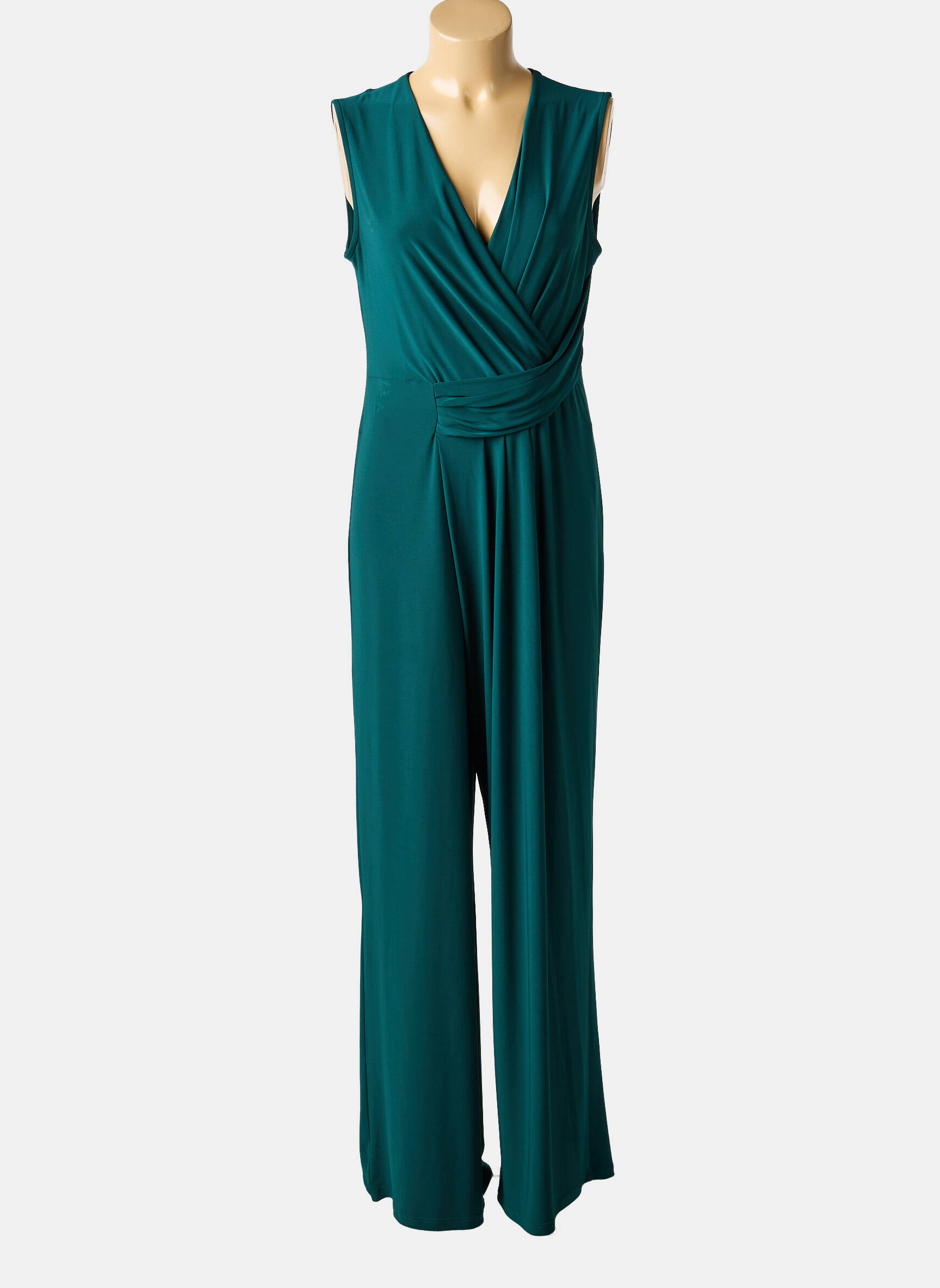 Combi-pantalon sans manche sans manche vert PAZ TORRAS femme