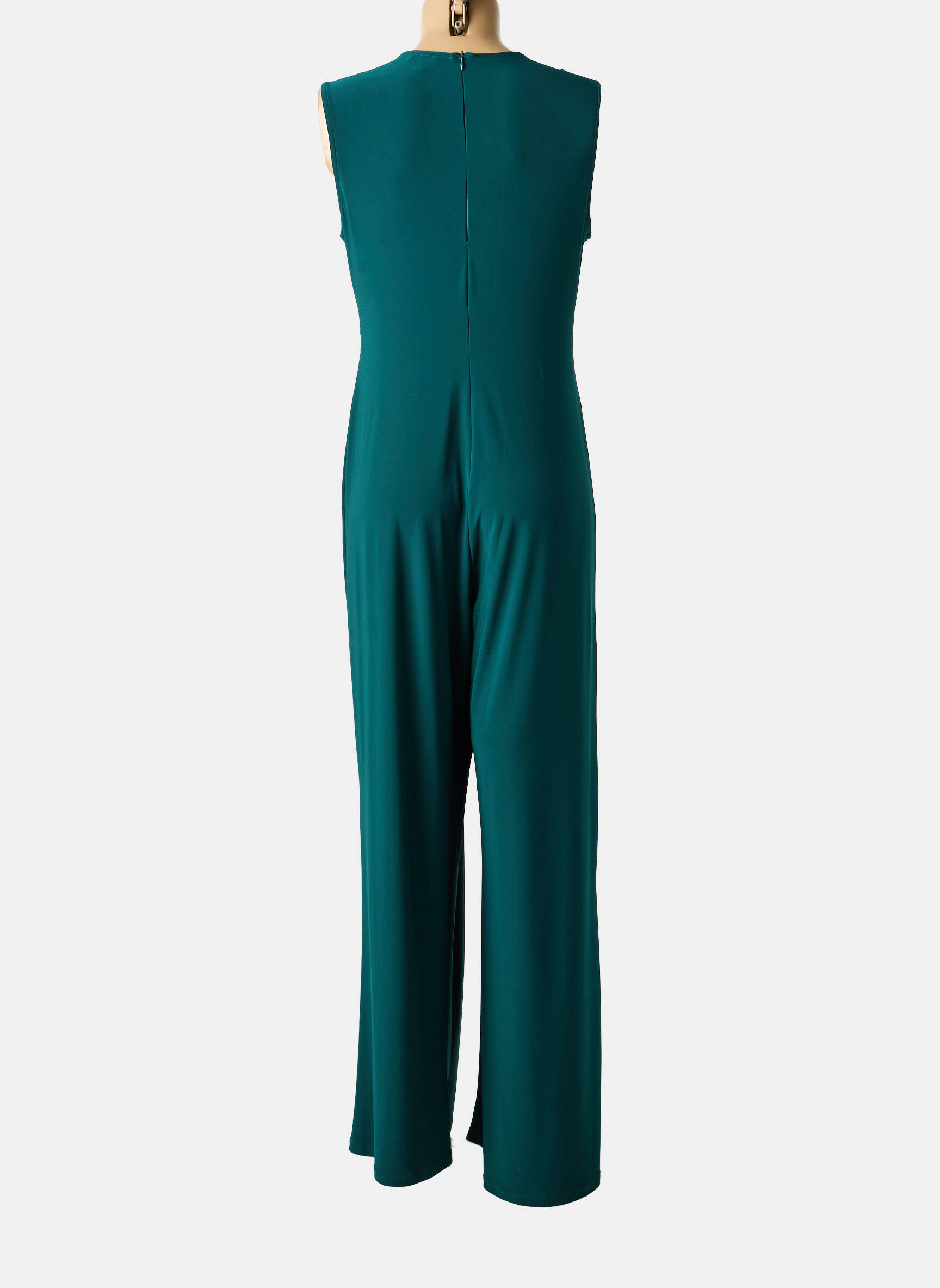 Combi-pantalon sans manche sans manche vert PAZ TORRAS femme