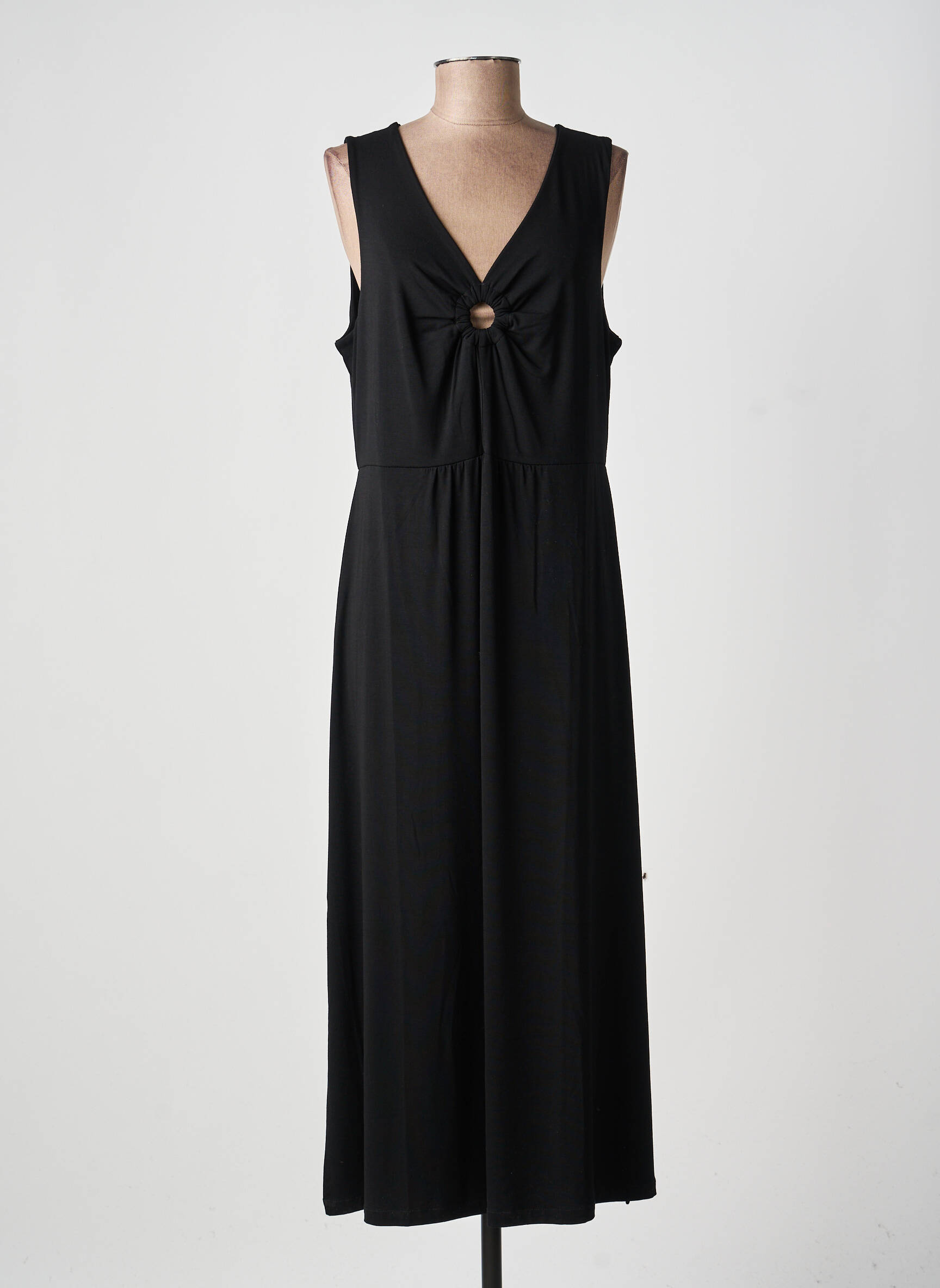Robe longue sans manche sans manche noir GUITARE femme