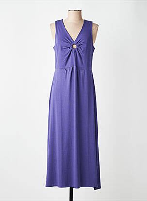 Robe longue sans manche sans manche violet GUITARE femme