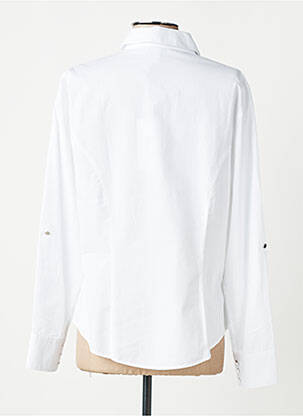 Chemisier coupe cintrée manches longues blanc MERI & ESCA femme