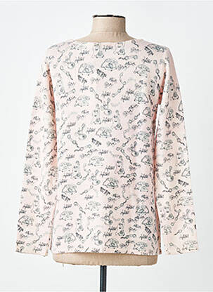 Pull coupe cintrée manches longues rose ANANKE femme