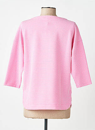 Sweat-shirt stretch manches 3/4 rose OLSEN femme