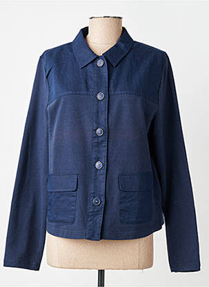 Veste casual coupe droite bleu OLSEN femme