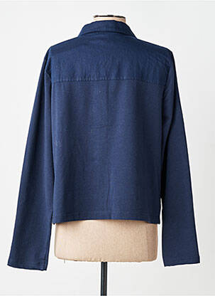 Veste casual coupe droite bleu OLSEN femme