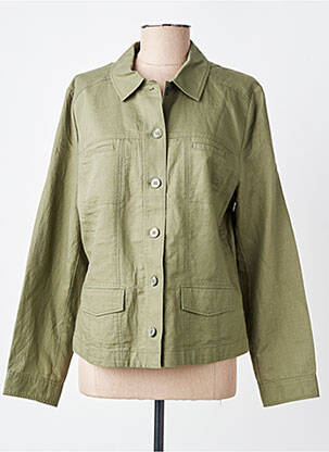 Veste casual poignets boutonnés avec fente vert OLSEN femme