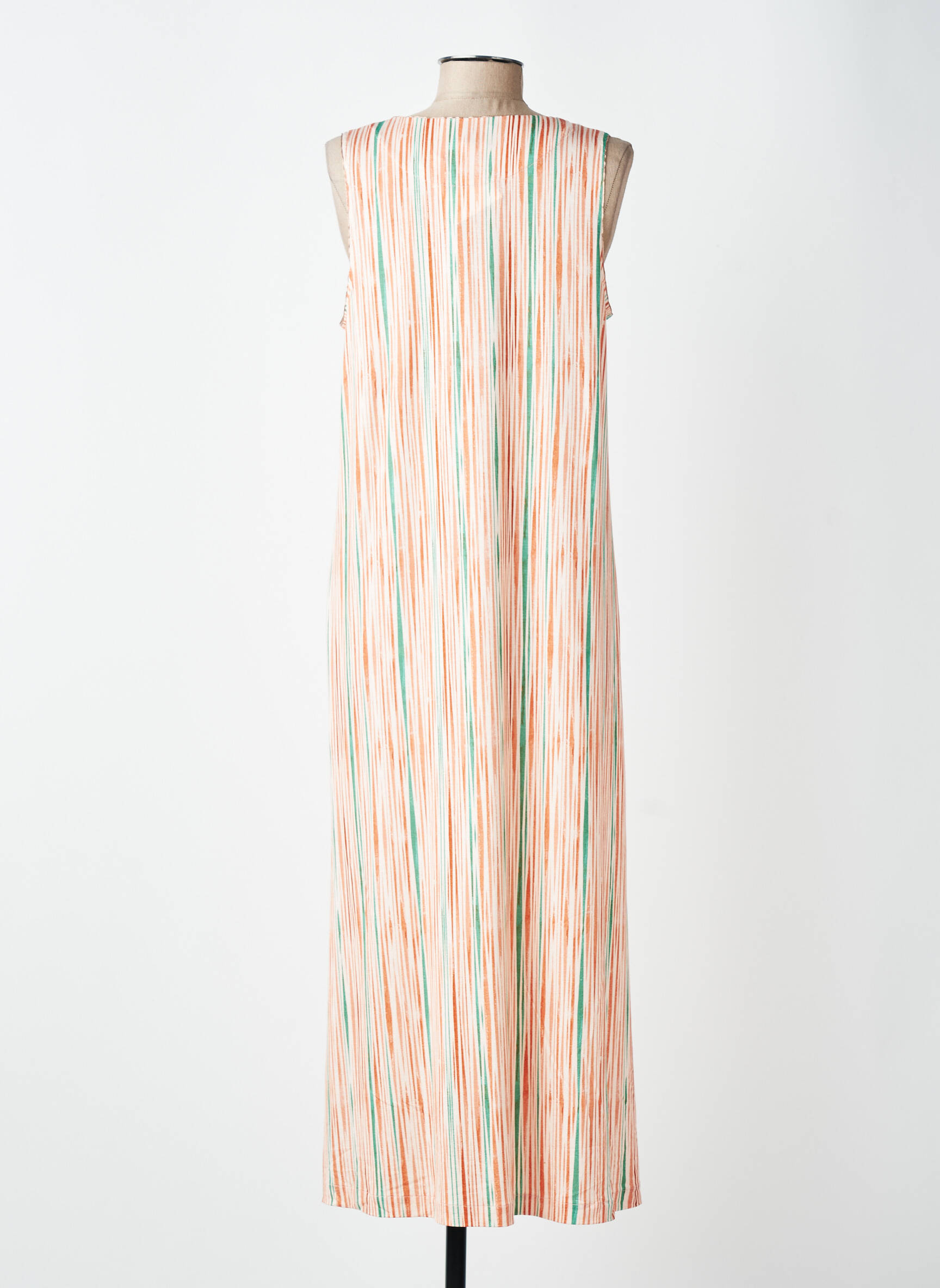 Robe longue sans manche sans manche orange GUITARE femme