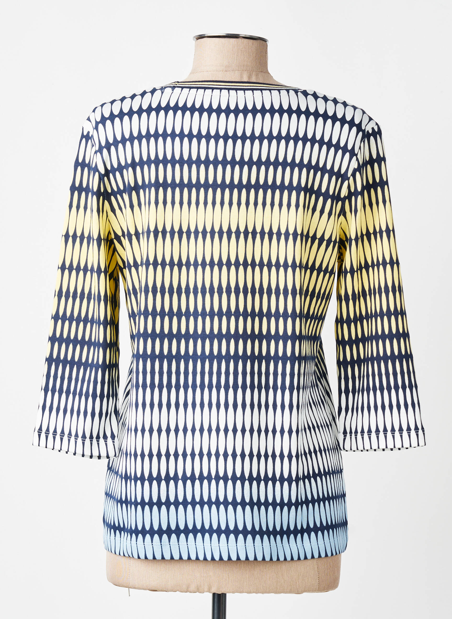 T-shirt manches 3/4 manches 3/4 bleu OLSEN femme