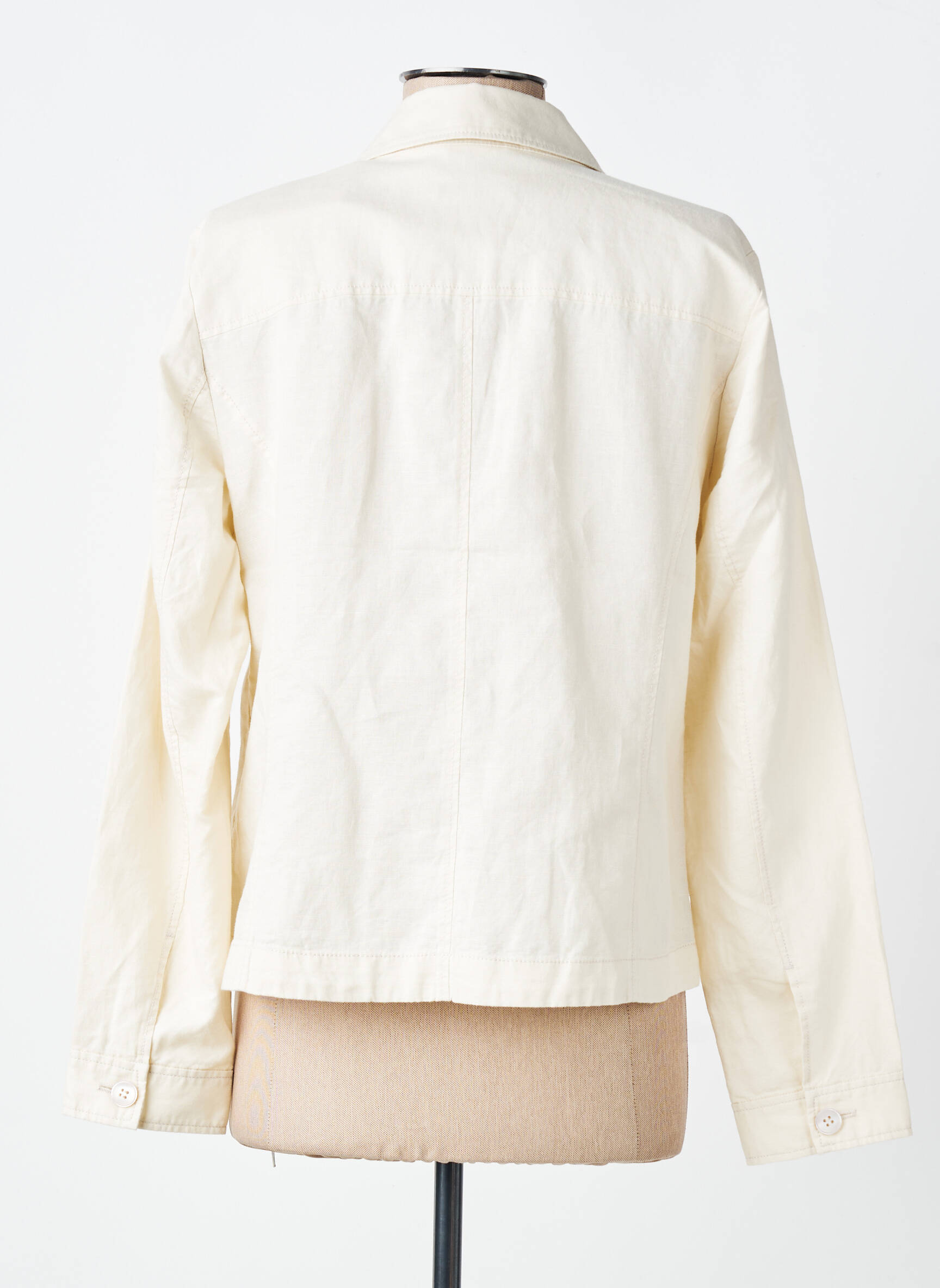 Veste casual poignets boutonnés avec fente beige OLSEN femme