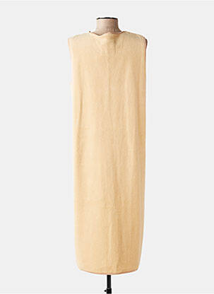 Gilet sans manche coupe droite beige CALIDA femme