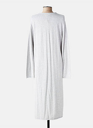 Gilet manches longues fermeture boutonnée sur le devant gris LE CHAT femme