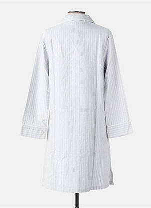 Chemise de nuit imprimé rayures bleu PILUS femme