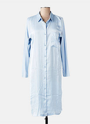 Chemise de nuit stretch bleu PLUTO femme