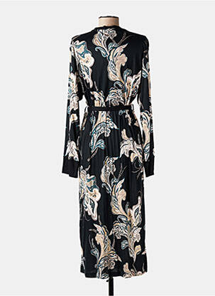 Veste kimono manches longues noir CALIDA femme