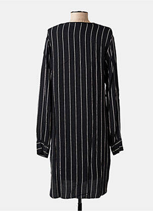 Chemise de nuit imprimé rayures noir PILUS femme