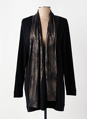 Veste casual coupe droite noir OSCALITO femme
