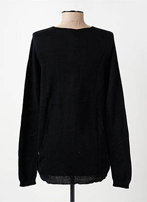 Pull coupe droite manches longues noir OSCALITO femme