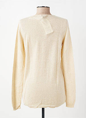 Pull coupe droite manches longues beige OSCALITO femme