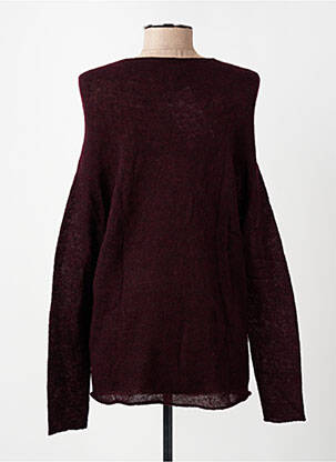 Pull coupe cintrée manches longues violet OSCALITO femme