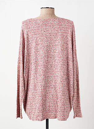 Pull coupe droite manches longues rouge CALIDA femme