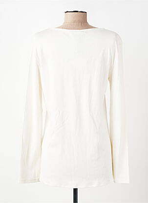 T-shirt manches longues manches longues blanc LE CHAT femme
