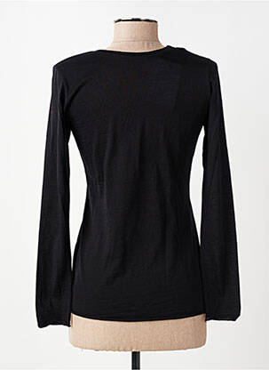 T-shirt manches longues manches longues noir LISANZA femme