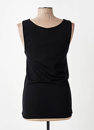 Débardeur stretch sans manche noir LISANZA femme