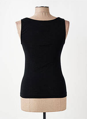 Débardeur stretch sans manche noir LISANZA femme