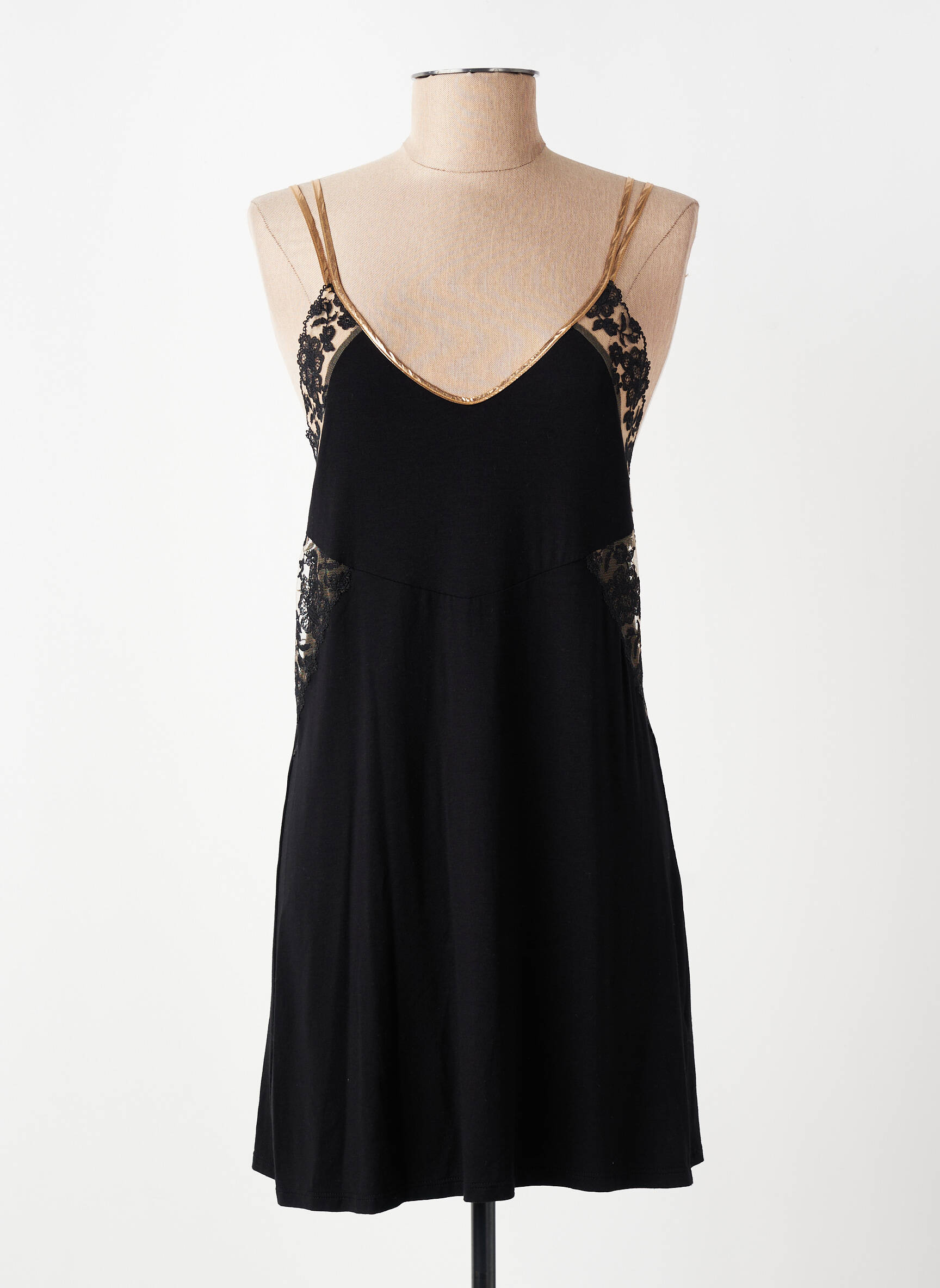 Nuisette/combinette stretch noir LE CHAT femme