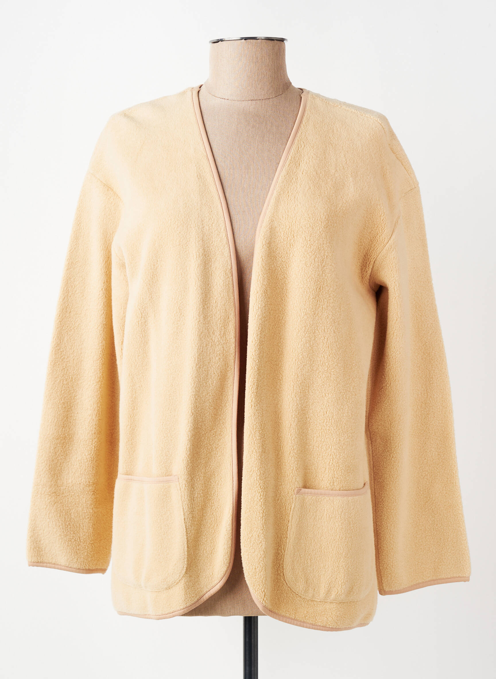 Veste casual coupe droite beige CALIDA femme