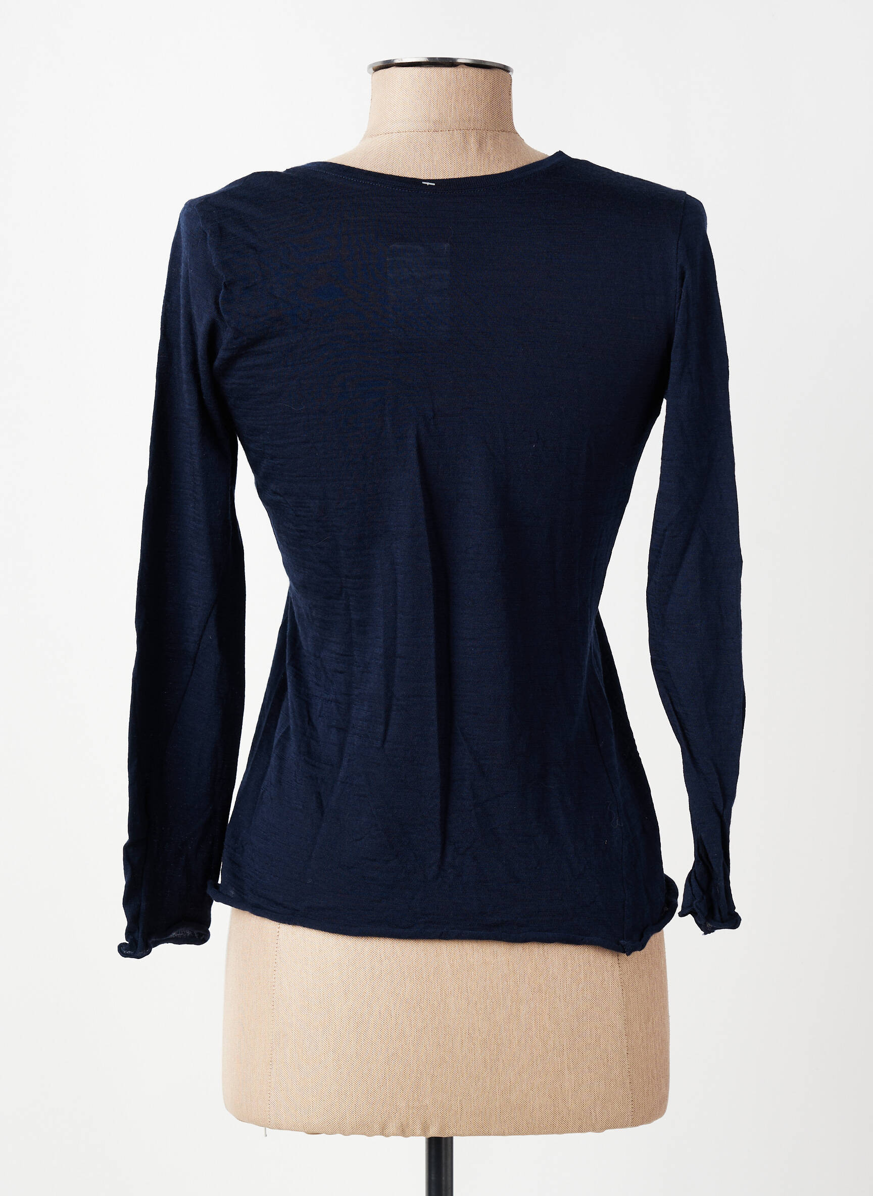 T-shirt manches longues manches longues bleu LISANZA femme