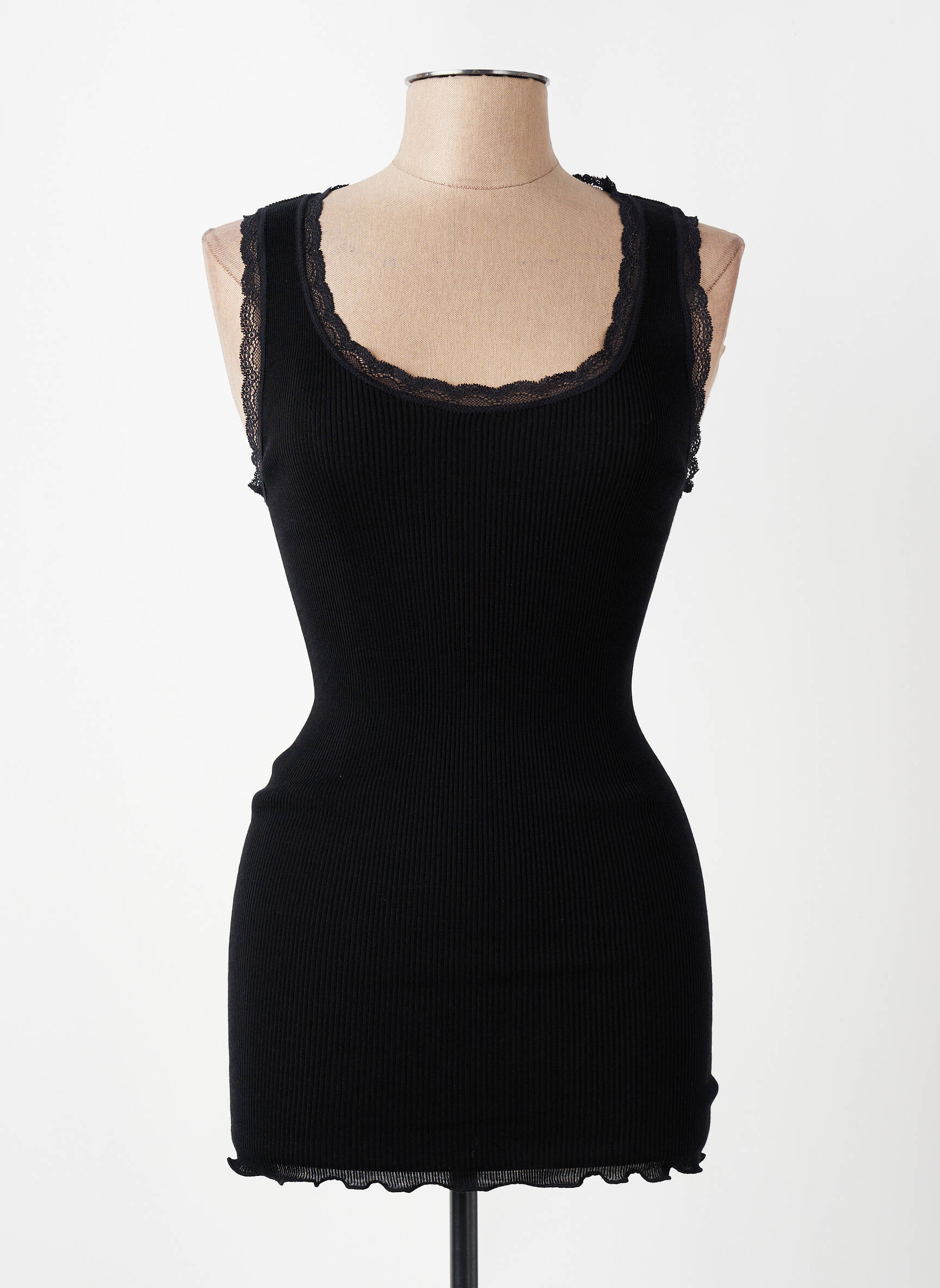 Débardeur stretch sans manche noir LISANZA femme