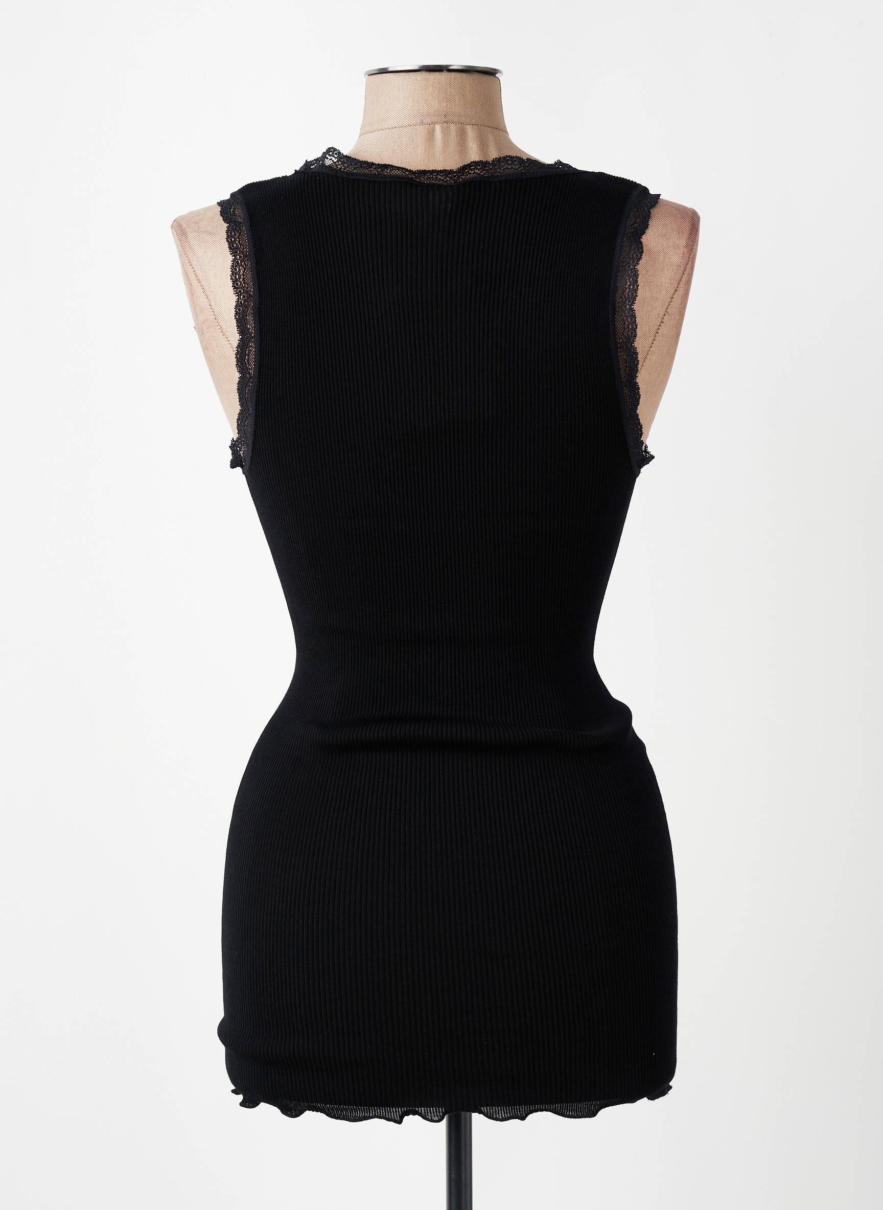 Débardeur stretch sans manche noir LISANZA femme