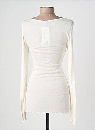 Top stretch manches longues beige JANIRA femme