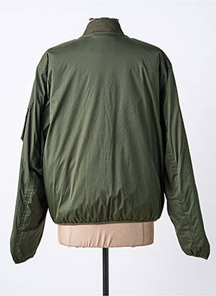 Doudoune manches longues sans capuche vert BOMBERS femme