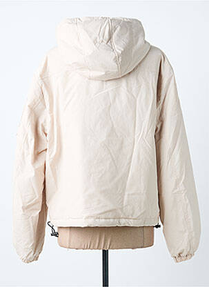 Doudoune manches longues a capuche beige BOMBERS femme