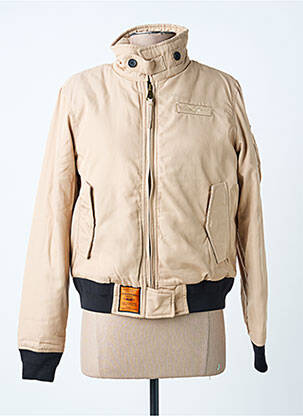 Doudoune manches longues sans capuche beige BOMBERS femme