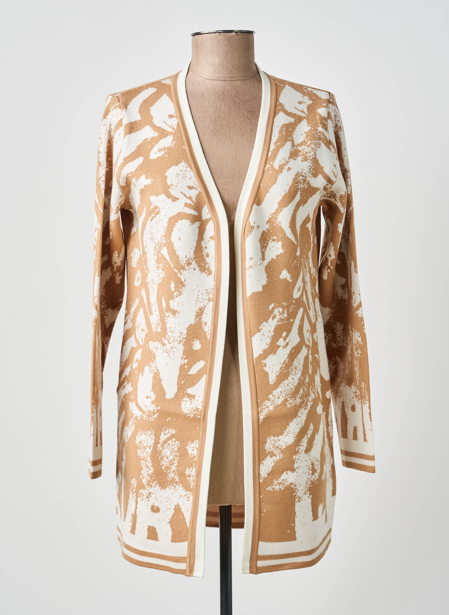 Gilet manches longues manches longues beige HEINE femme