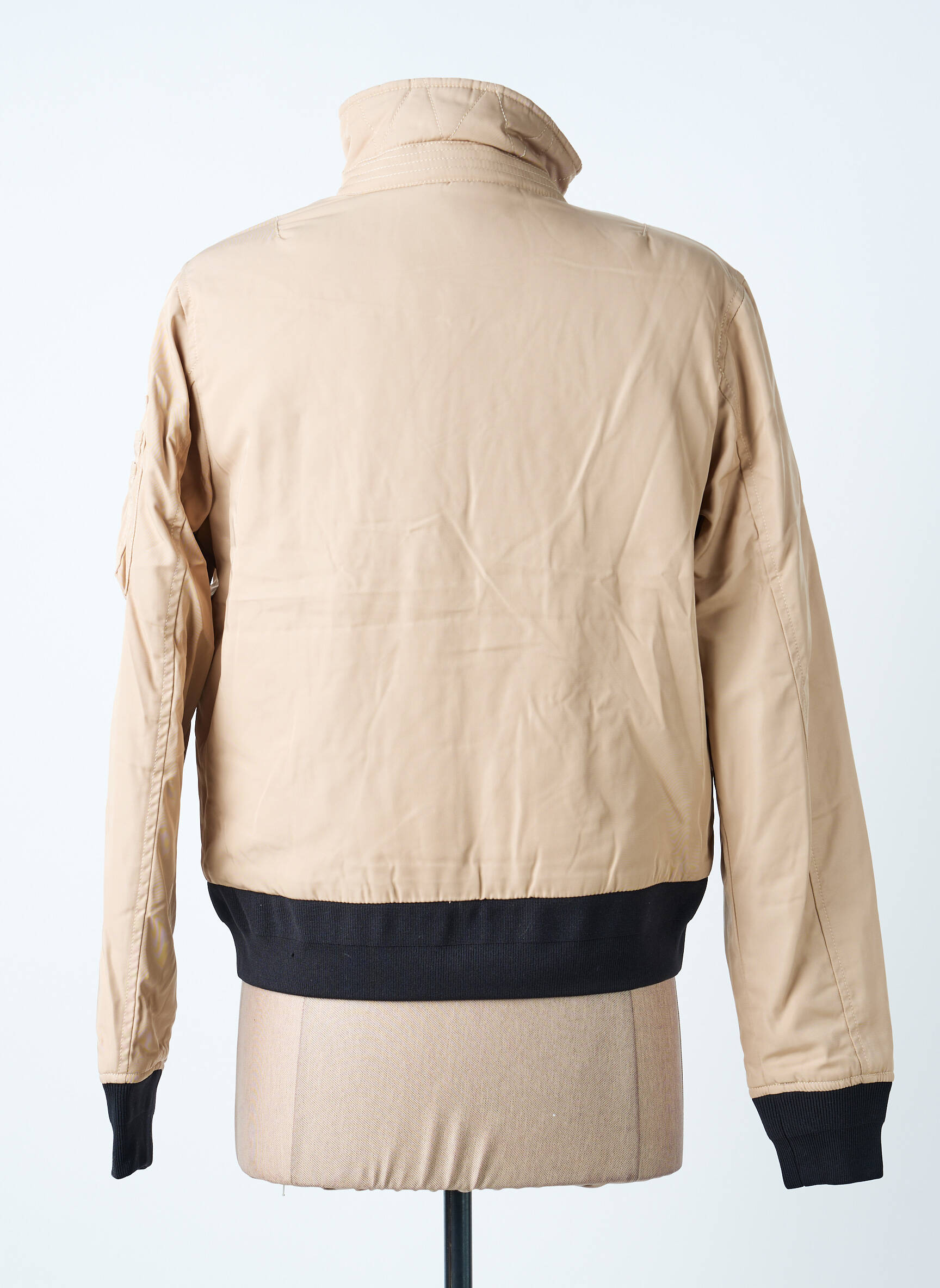 Doudoune manches longues sans capuche beige BOMBERS femme