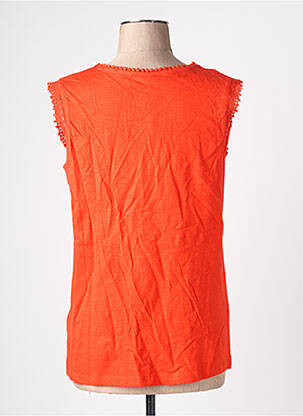 Top manches courtes manches courtes orange SHEEGO femme