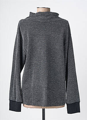 Pull tissage chiné manches longues gris NIKE femme
