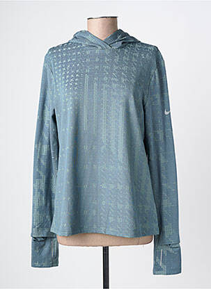 Sweat-shirt stretch manches longues bleu NIKE femme