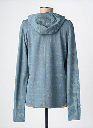 Sweat-shirt stretch manches longues bleu NIKE femme