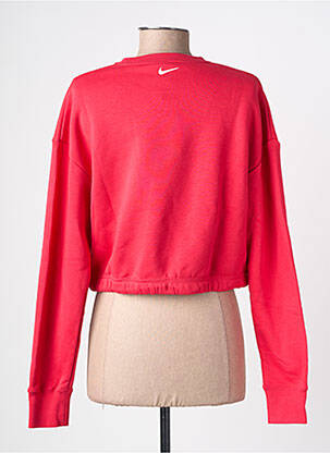 Pull resserrée sur le bas manches longues rose NIKE femme
